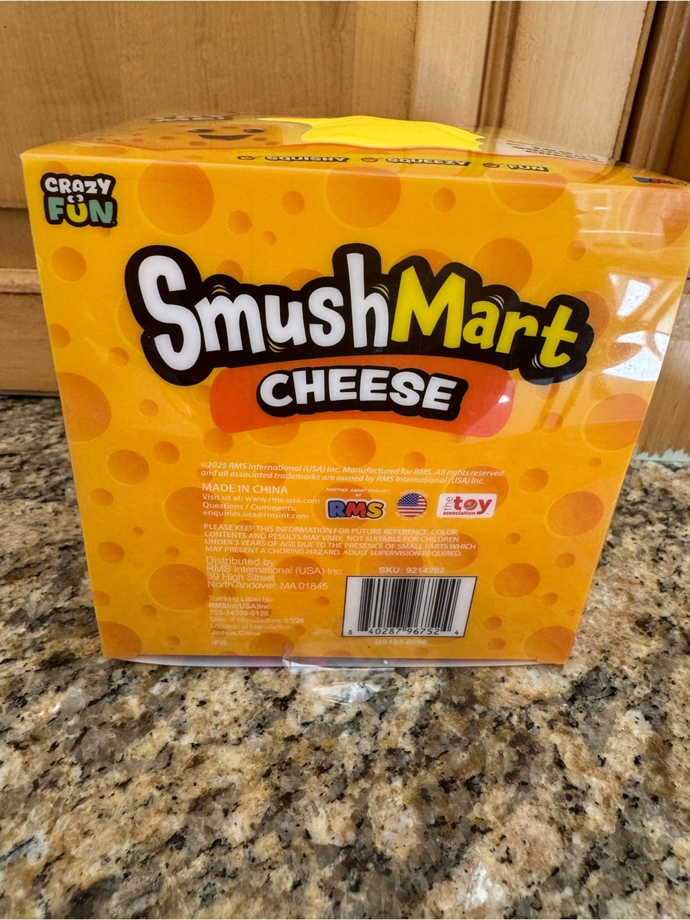 Cheese Squishy Toy - Yellow RMS - Picture 4 of 4